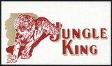 Vintage label JUNGLE KING shoe box tiger pictured unused new old stock n-mint+
