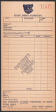 Vintage receipt KATZ DRUG COMPANY cat pictured Employees Charge Purchase n-mint