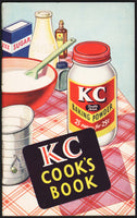 Vintage booklet KC COOKS BOOK picturing KC Baking Powder with recipes excellent++