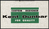 Vintage label KENT DUNBAR shoe box Custom Designed unused new old stock n-mint+