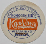 Vintage milk bottle cap KERR VIEWS Vitamin D Milk Kerrville Texas new old stock