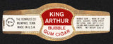 Vintage label KING ARTHUR Bubble Gum Cigar band Donruss new old stock n-mint+