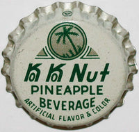 Vintage soda pop bottle cap KO KO NUT PINEAPPLE palm tree pic cork lined unused