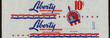 Vintage bread wrapper LIBERTY with statue pictured Pep-O-Bakery Addison New York