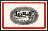 Vintage playing card LOVEQUIST Engineering Company from Van Nuys California