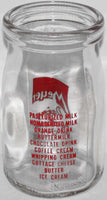 Vintage milk bottle MEYER DAIRY PRODUCTS pyro wide mouth 12oz Kansas City Kansas