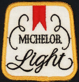 Vintage uniform patch MICHELOB LIGHT beer unused new old stock n-mint+ condition