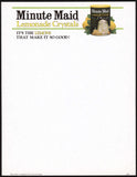 Vintage letterhead MINUTE MAID Lemonade Crystals Coca Cola new old stock n-mint+