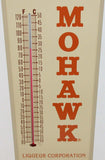 Vintage metal thermometer MOHAWK LIQUEUR indian pictured new old stock n-mint