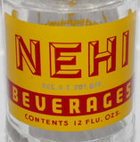 Vintage soda pop bottle NEHI BEVERAGES 12oz Good Housekeeping seal Ft Wayne Indiana