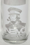 Vintage soda pop bottle NEMO captain pictured 7oz Grove City Pennsylvania excellent++