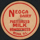 Vintage milk bottle cap NEOGA DAIRY Milk Neoga Illinois unused new old stock