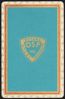 Vintage playing card OTTAWA STEEL PRODUCTS OSP Inc from Grand Haven Michigan