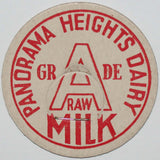 Vintage milk caps PANORAMA HEIGHTS DAIRY and PETERSENS DAIRY from California