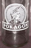 Vintage ACL soda pop bottle POKAGON indian pictured Angola Indiana unused n-mint+