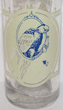 Vintage soda pop bottle POLLYS SODA POP blue parrot 7oz 1954 Independence Missouri