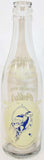 Vintage soda pop bottle POLLYS SODA POP blue parrot pictured Independence MO