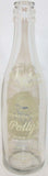 Vintage soda pop bottle POLLYS SODA POP blue parrot pictured Independence MO