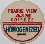 Vintage milk bottle cap PRAIRIE VIEW A & M College Texas unused new old stock