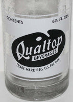 Vintage soda pop bottle QUALTOP BEVERAGES 6 1/2oz 1948 Rochester New York n-mint+