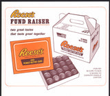Vintage letterhead REESES Fund Raiser Peanut Butter Cups pictured new old stock