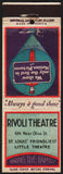 Vintage matchbook cover RIVOLI THEATRE St Louis' Friendliest Little Theatre