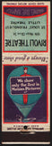 Vintage matchbook cover RIVOLI THEATRE St Louis' Friendliest Little Theatre