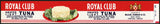 Vintage label ROYAL CLUB Grated Tuna Mason Ehrman Portland Oregon unused n-mint+