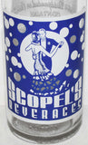 Vintage soda pop bottle SCOPELS BEVERAGES couple dancing 12oz 1941 Benld Illinois