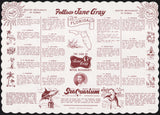 Vintage placemat SEAQUARIUM Follow Jane Gray restaurants Miami Florida n-mint+