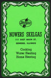 Vintage playing card SKELGAS with nice logo Nowers Skelgas Geneseo Illinois