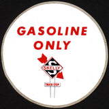 Vintage decal SKELLY TRUCK STOP Gasoline Only sign pictured round unused n-mint