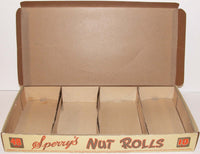 Vintage display box SPERRYS NUT ROLLS 48 bars 10 cents Sperry Candy Milwaukee