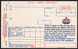 Vintage receipt STANDARD gas oil Retail Charge Agreement 2 part unused n-mint+