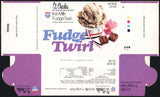 Vintage box ST CHARLES Ice Milk Fudge Twirl Missouri unused new old stock n-mint