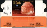 Vintage box ST CHARLES Ice Cream Orange Pineapple Missouri new old stock n-mint