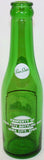 Vintage soda pop bottle SUN-SHINE Beverages green glass 7oz Iowa City IA n-mint