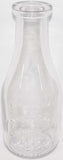 Vintage milk bottle SUPERIOR DAIRY CO embossed quart TREQ Springfield Illinois