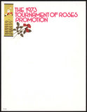 Vintage letterhead MINUTE MAID The 1973 Tournament Of Roses Promotion n-mint+