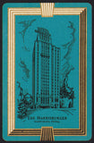Vintage playing card THE HARRISBURGER blue old hotel pictured Harrisburg Pennsylvania