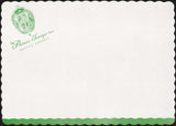 Vintage placemat THE PRINCE GEORGE HOTEL picturing their crest Nassau Bahamas