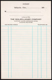 Vintage receipt THE SIGLER-LANIER COMPANY Statement dated 1950s Gallipolis Ohio