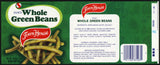 Vintage label TOWN HOUSE Green Beans Safeway Oakland California unused n-mint+