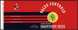 Vintage label VALUE CONTROLD Grapefruit Juice #2 Lake Wales Florida unused n-mint