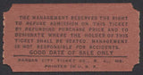 Vintage tickets VOX THEATRE 14 and 30 cents Kansas City Kansas unused n-mint+