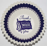 Vintage snack dish WABASH railroad flag pictured Thank You new old stock n-mint+