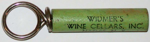 Vintage corkscrew WIDMERS WINE CELLARS Naples New York State wood handle early one