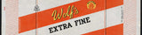 Vintage bread wrapper WOLFS EXTRA FINE dated 1937 Baton Rouge Louisiana n-mint