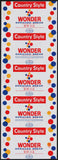Vintage bread wrapper WONDER COUNTRY STYLE dated 1966 Rye New York new old stock
