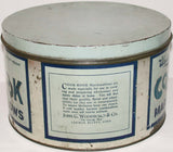 Vintage tin WOODWARDS COOK BOOK MARSHMALLOWS 5lb size Council Bluffs Iowa Rare